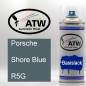 Preview: Porsche, Shore Blue, R5G: 400ml Sprühdose, von ATW Autoteile West.